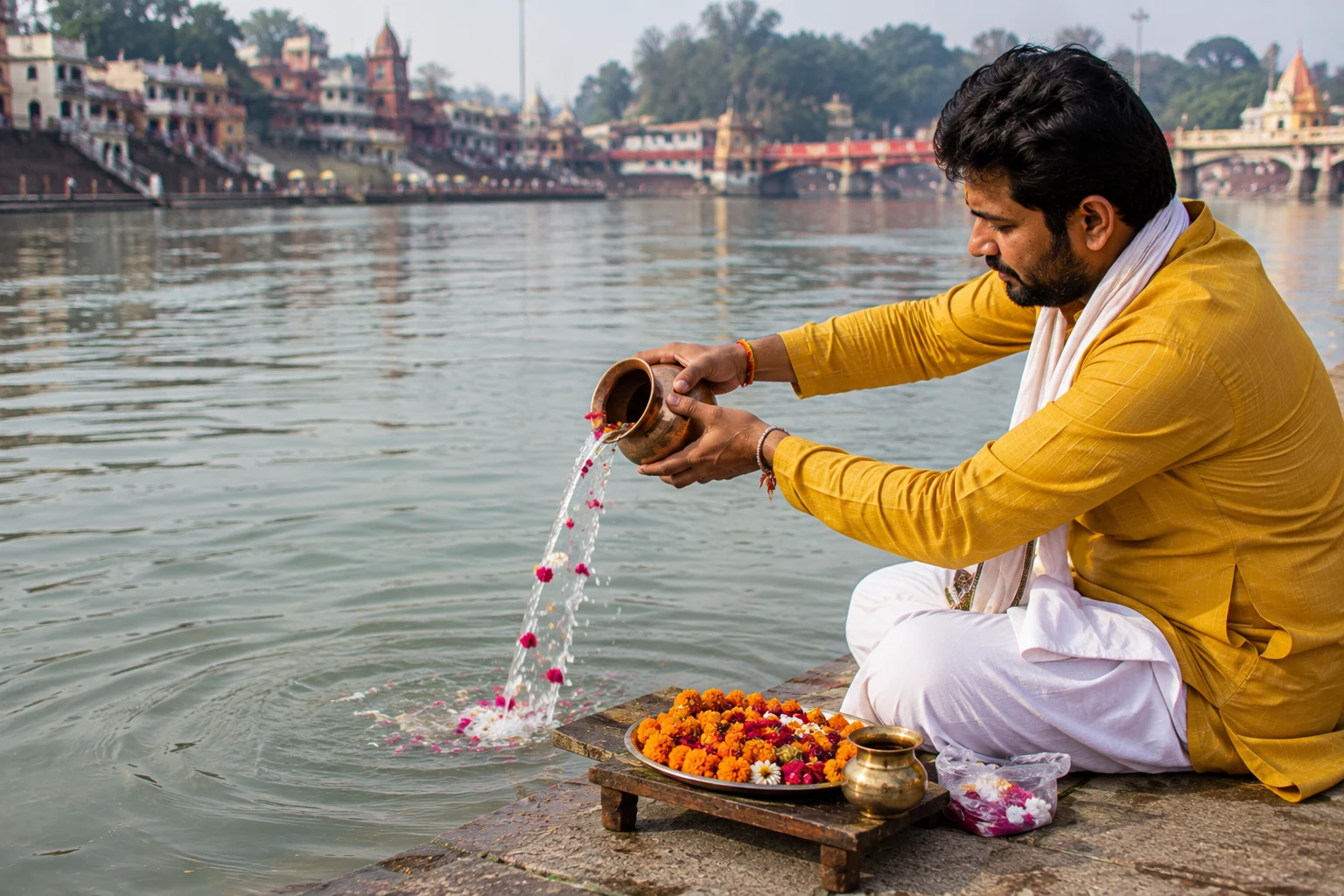 Asthi Visarjan — Sacred farewell ceremony at Haridwar