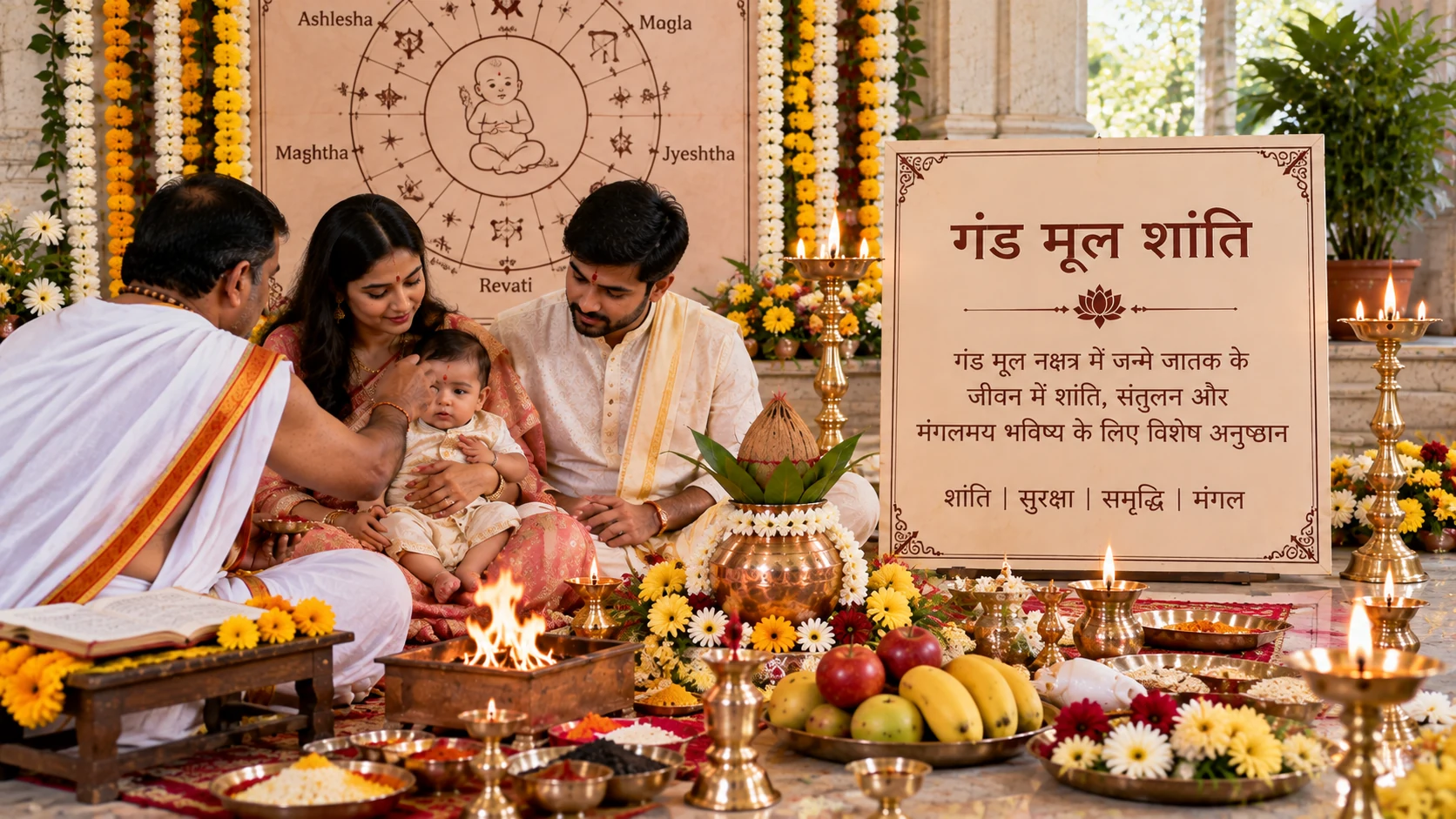 Gand Mool Shanti — Nakshatra and Graha worship
