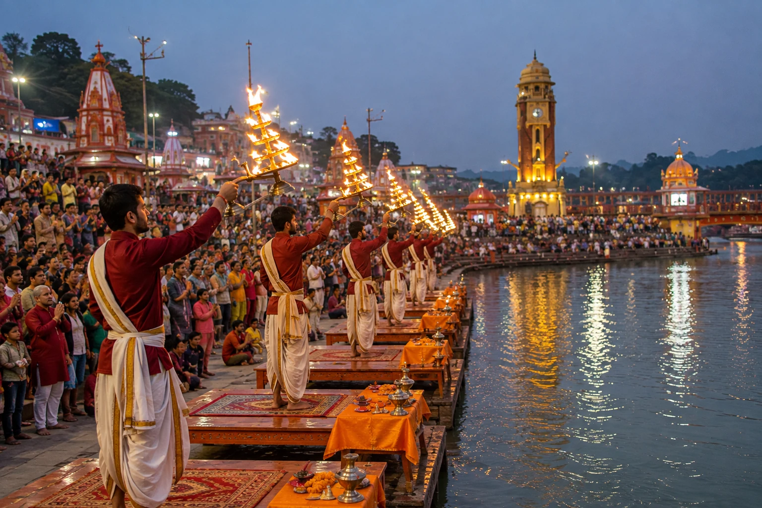Ganga Aarti at Har Ki Pauri, Haridwar