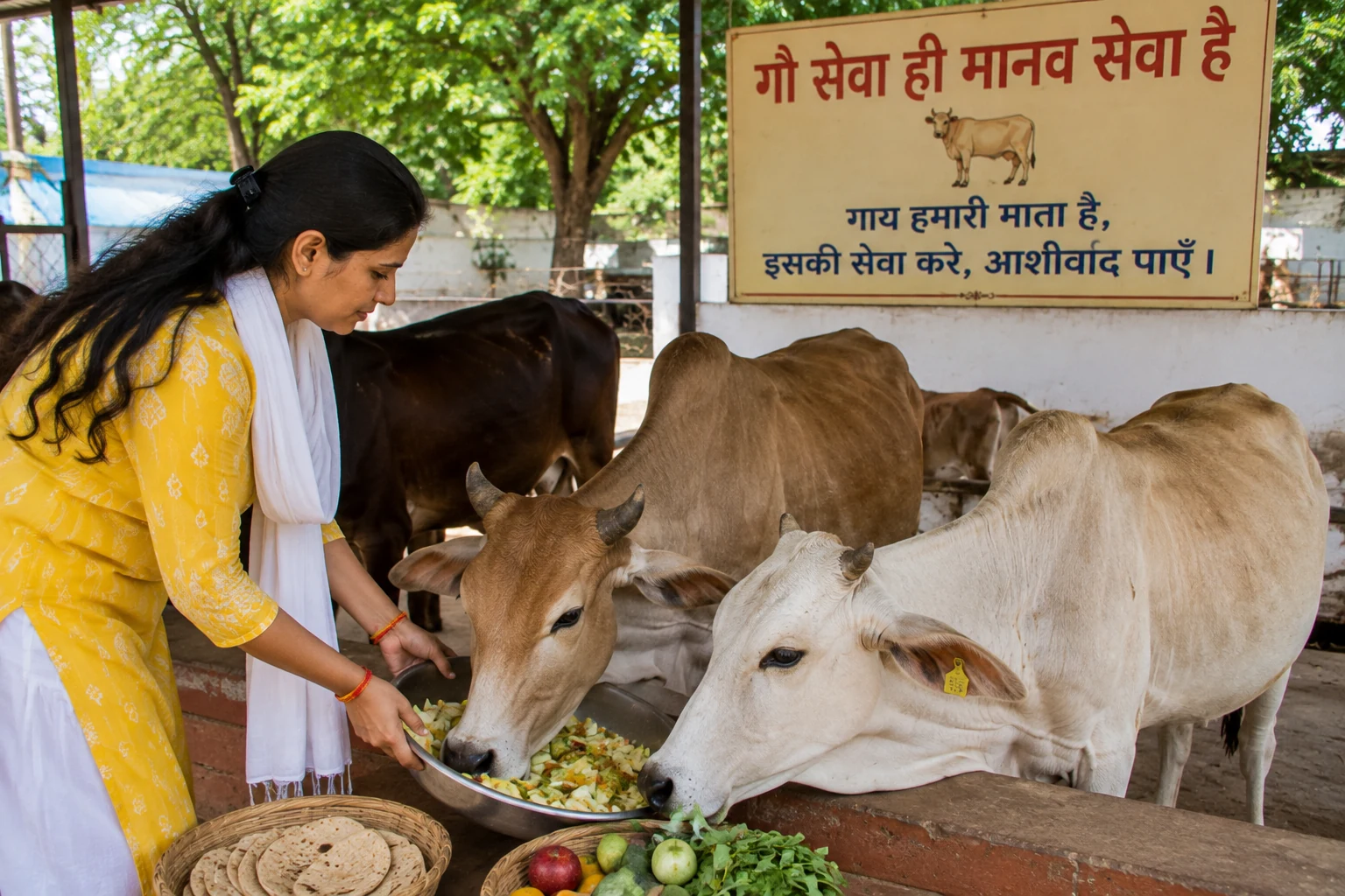 Gau Daan Seva — devotional service
