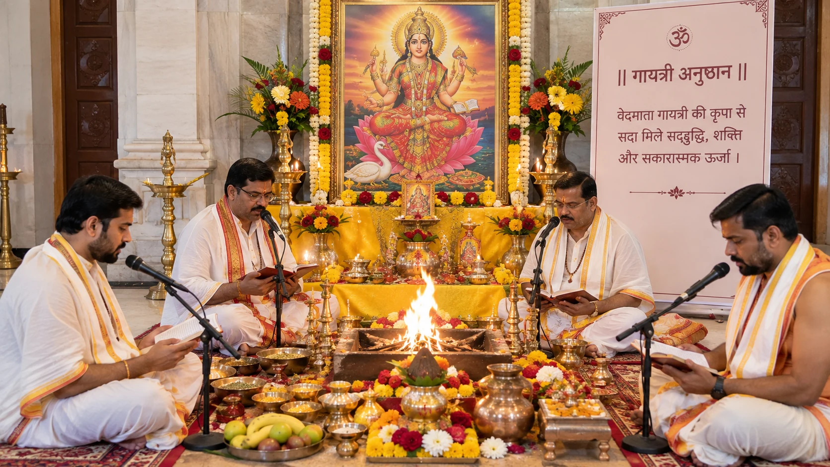 Gayatri Anushthan — structured Gayatri Mantra chanting
