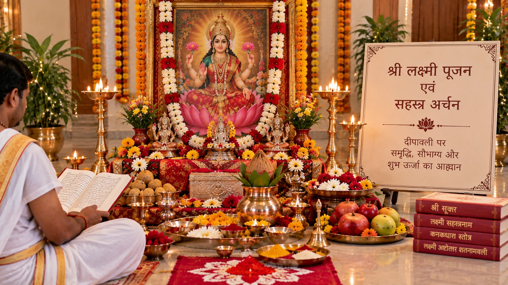 Lakshmi Poojan with Sahastra Archana