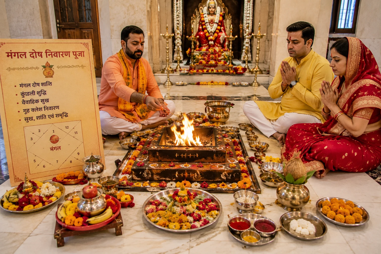 Mangal Dosh Nivaran — Vishnu Vivah and Ark Vivah