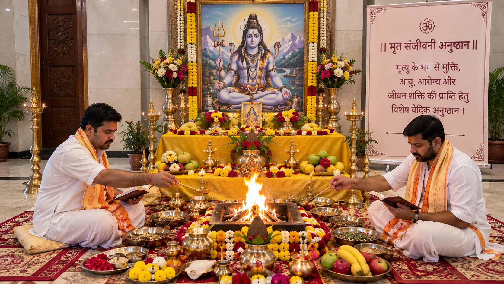 Mrit Sanjeevni Anushthan — disciplined mantra recitation