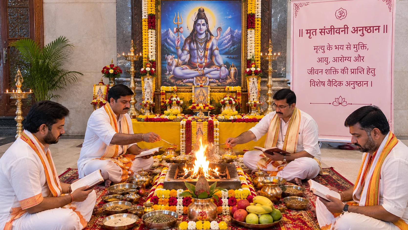 Mrit Sanjeevni Anushthan — longevity mantra recitation