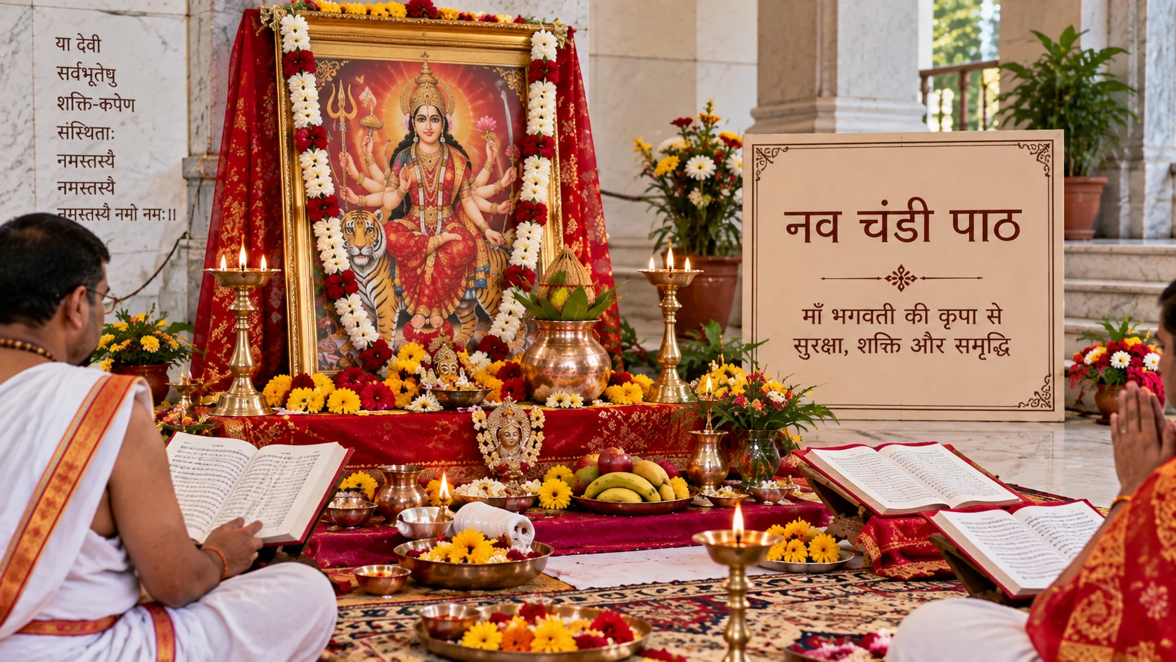 Nav Chandi Paath — 9-day continuous Navratri worship
