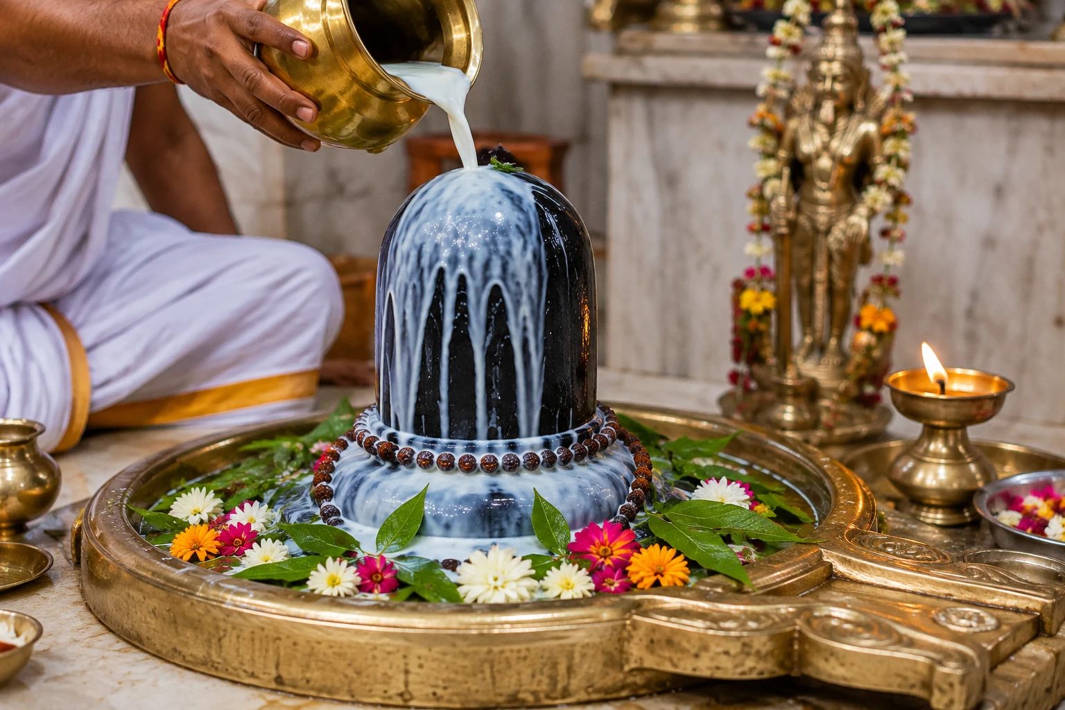 Rudra Abhishek — Sacred Temple Ritual