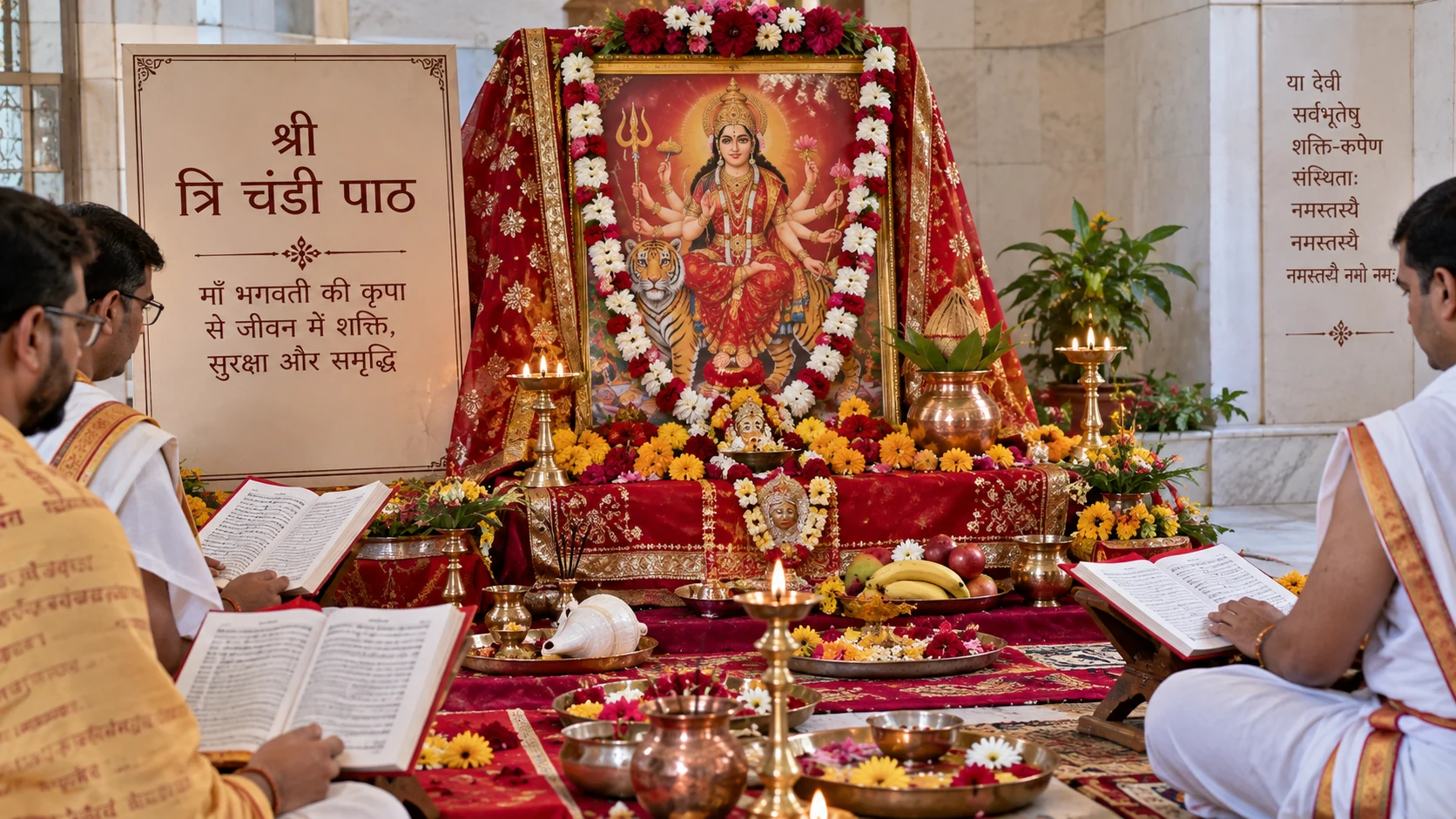 Tri Chandi Paath — sacred Navratri recitation